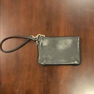 Coach Wristlet - Black Leather